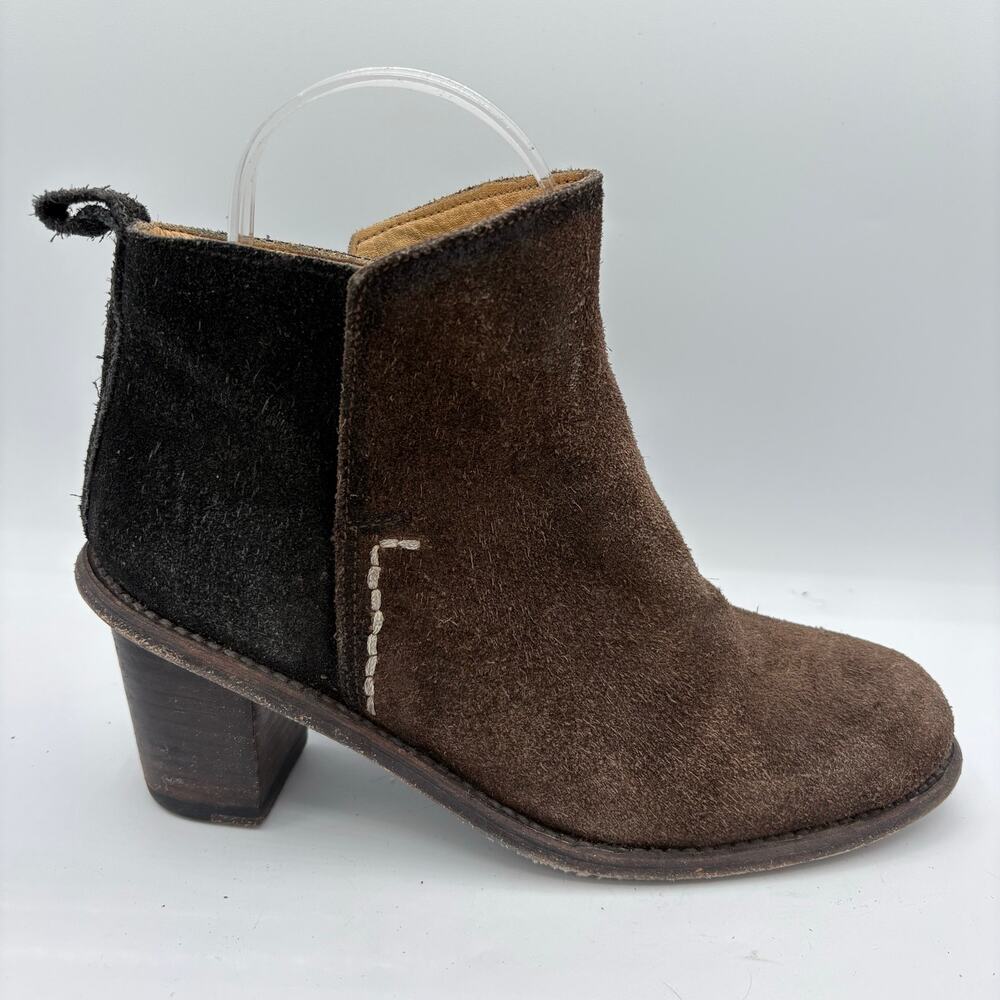 Anthropologie Holding Horses Leather Western Booties size 6